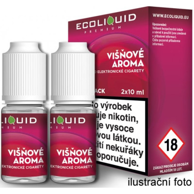 Liquid Ecoliquid Premium 2Pack Cherry 2x10ml - 3 mg