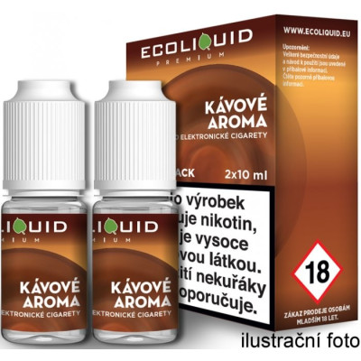 Liquid Ecoliquid Premium 2Pack Coffee 2x10 ml - 6 mg