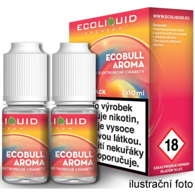 Liquid Ecoliquid Premium 2Pack Ecobull 2x10ml - 18mg (Energetický nápoj)