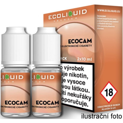 Liquid Ecoliquid Premium 2Pack ECOCAM 2x10 ml - 6 mg