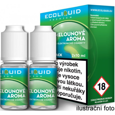 Liquid Ecoliquid Premium 2Pack ICE Melon 2x10 ml - 6 mg