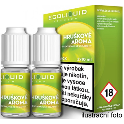 Liquid Ecoliquid Premium 2Pack Pear 2x10 ml - 18 mg