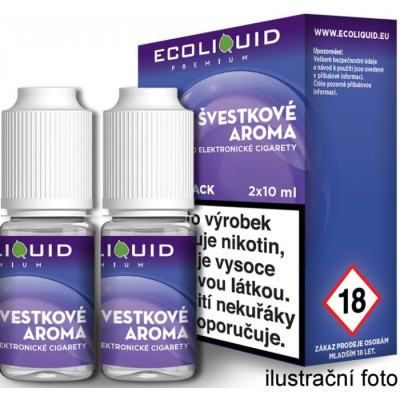 Liquid Ecoliquid Premium 2Pack Plum 2x10 ml - 12 mg