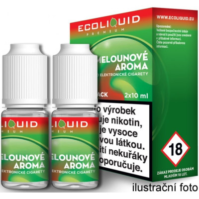 Liquid Ecoliquid Premium 2Pack Watermelon 2x10ml - 6mg (Vodní meloun)