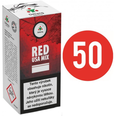 Liquid Dekang Fifty Red USA Mix 10 ml - 11 mg