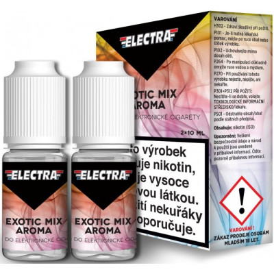 Liquid ELECTRA 2Pack Exotic Mix 2x10ml - 18mg (Mix exotického ovoce)
