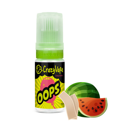 Příchuť CrazyVape 10 ml OOPS (Melounová žvýkačka)