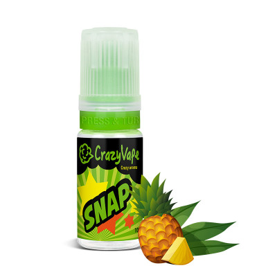 Příchuť CrazyVape 10 ml SNAP (Zelený čaj s ananasem)