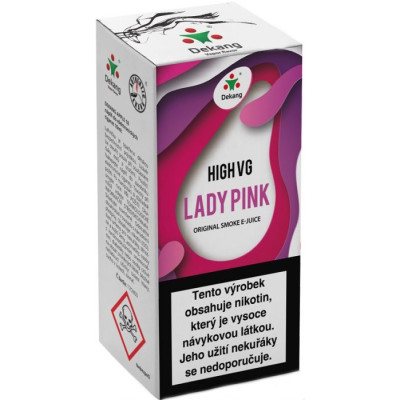 Liquid Dekang High VG Lady Pink 10 ml - 6 mg