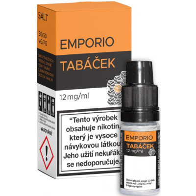 Liquid EMPORIO SALT Tobacco (Tabáček) 10ml - 12mg