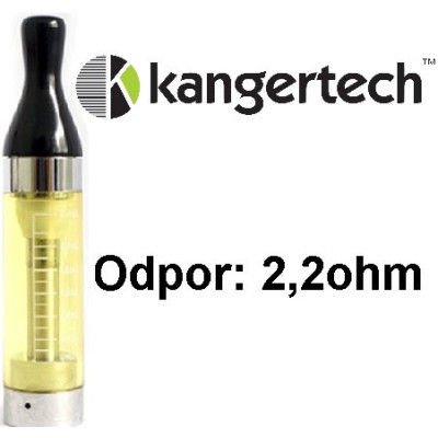 Kangertech CC/T2 clearomizer 2,4 ml 2,2 ohm Yellow