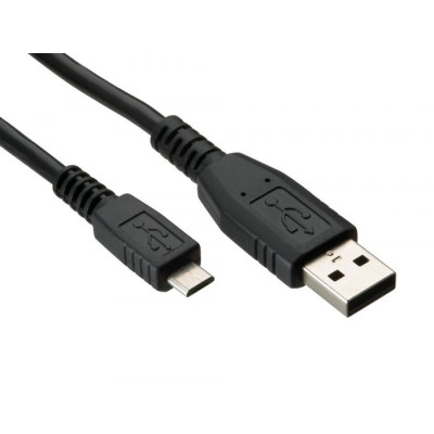 Univerzální USB-MICRO USB kabel 500 mA Black