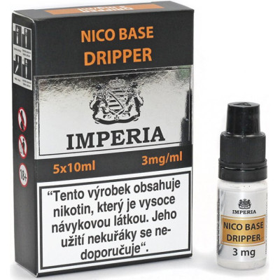 Nikotinová báze CZ IMPERIA Dripper 5x10 ml PG30-VG70 3mg