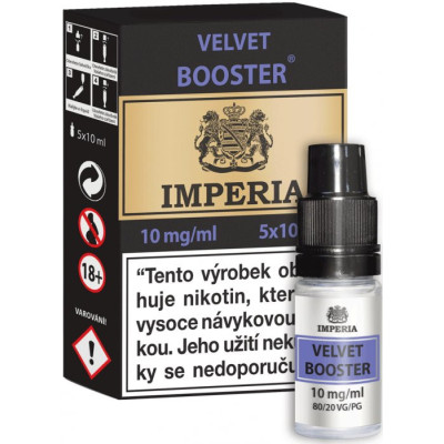Velvet  Booster CZ IMPERIA 5x10 ml PG20-VG80 10mg