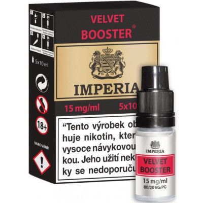 Velvet  Booster CZ IMPERIA 5x10 ml PG20-VG80 15mg