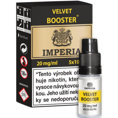 Velvet  Booster CZ IMPERIA 5x10 ml PG20-VG80 20mg
