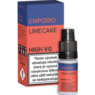 Liquid EMPORIO High VG Lime Cake 10 ml - 1,5 mg