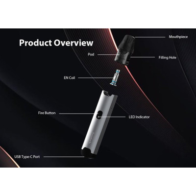 Joyetech EVIO C Pod elektronická cigareta 800mAh Grey