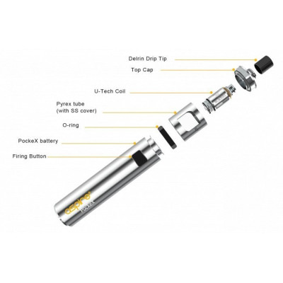 aSpire PockeX AIO elektronická cigareta 1500mAh ANNIVERSARY EDITION Black White