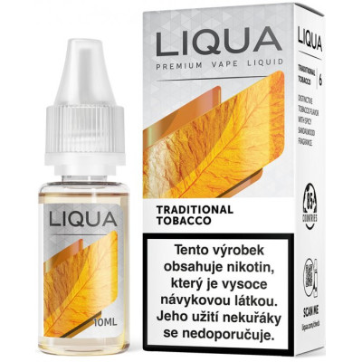 Liquid LIQUA Traditional Tobacco 10ml-12mg (Tradiční tabák)