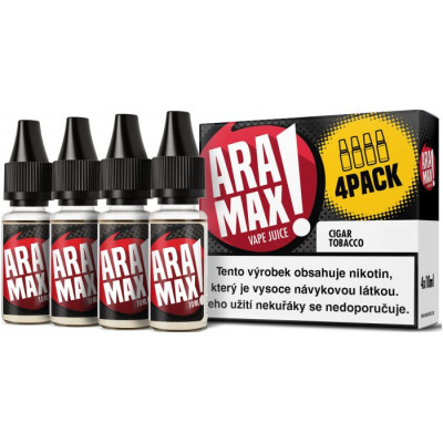 Liquid ARAMAX 4Pack Cigar Tobacco 4x10 ml-12mg