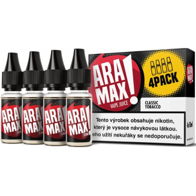 Liquid ARAMAX 4Pack Classic Tobacco 4x10 ml-12mg