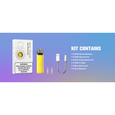 Joyetech EVIO Gleam Pod elektronická cigareta 900mAh Dark Grey