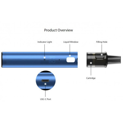 Joyetech eGo Pod Update Version elektronická cigareta 1000mAh Shiny Silver