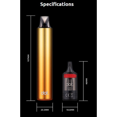 DotMod Switch R Pod elektronická cigareta 1000mAh Desert Sunset