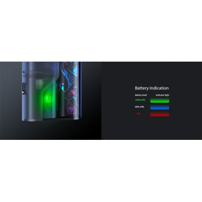 Joyetech EVIO Grip Pod elektronická cigareta 1000mAh Purple Soldier