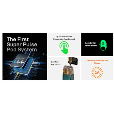 Vaporesso XROS PRO Pod elektronická cigareta 1200mAh Green