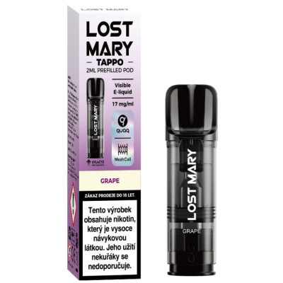 LOST MARY TAPPO Pods cartridge 1Pack Grape 17mg