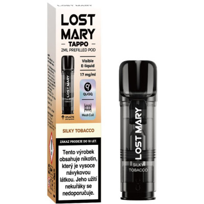 LOST MARY TAPPO Pods cartridge 1Pack Silky Tobacco 17mg