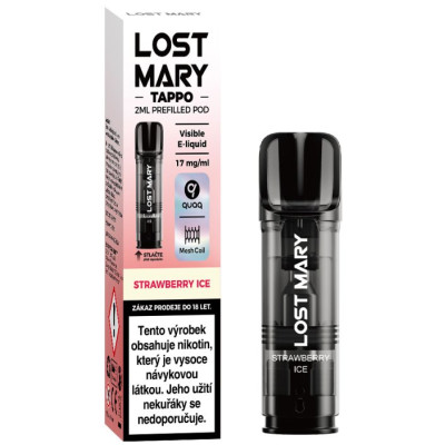 LOST MARY TAPPO Pods cartridge 1Pack Strawberry Ice 17mg