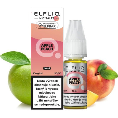Liquid ELFLIQ Nic SALT Apple Peach 10ml - 10mg