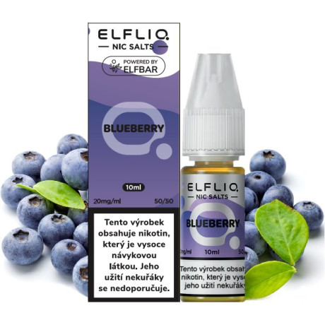Liquid ELFLIQ Nic SALT Blueberry 10ml - 20mg