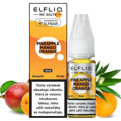 Liquid ELFLIQ Nic SALT Pineapple Mango Orange 10ml - 20mg