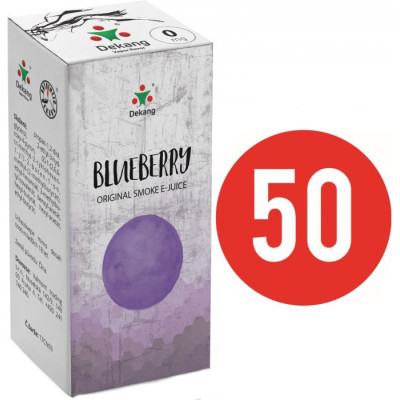 Liquid Dekang Fifty Blueberry 10ml - 0mg (Borůvka)