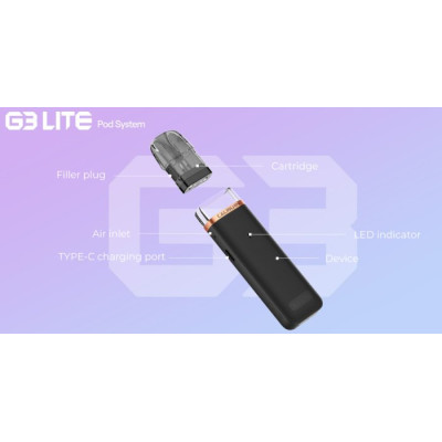 Uwell Caliburn G3 Lite Pod elektronická cigareta 1200mAh Pearl White
