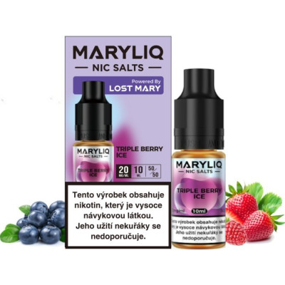 Liquid MARYLIQ Nic SALT Triple Berry Ice 10ml - 20mg
