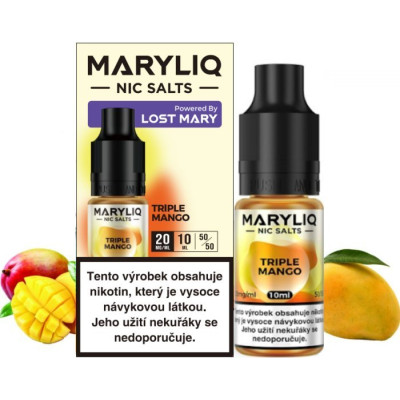 Liquid MARYLIQ Nic SALT Triple Mango 10ml - 20mg