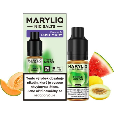 Liquid MARYLIQ Nic SALT Triple Melon 10ml - 20mg