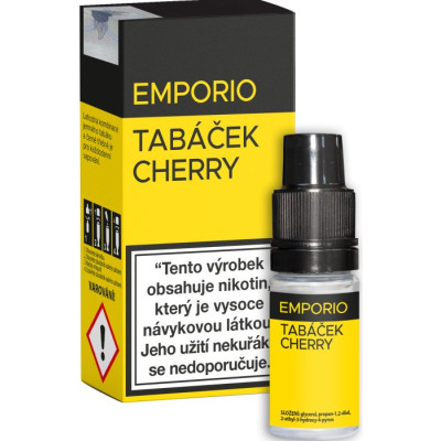 Liquid EMPORIO Tabáček - Cherry 10ml - 6mg