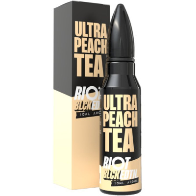 Příchuť Riot Squad BLCK EDTN S&V 10ml Ultra Peach Tea (Ledový broskvový čaj)