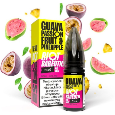 Liquid Riot BAR EDTN Salt Guava Passionfruit Pineapple (Guava, marakuja a ananas) 10ml-10mg