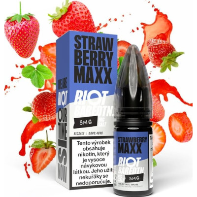 Liquid Riot BAR EDTN Salt Strawberry Maxx (Jahodový energiťák) 10ml-20mg
