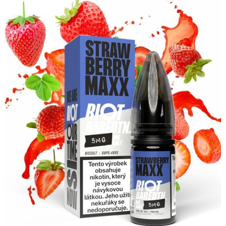 Liquid Riot BAR EDTN Salt Strawberry Maxx (Jahodový energiťák) 10ml-20mg