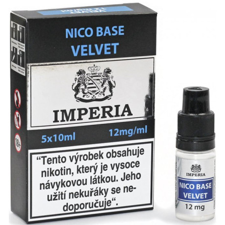 Nikotinová báze IMPERIA Velvet PG20-VG80 5x10ml-12mg