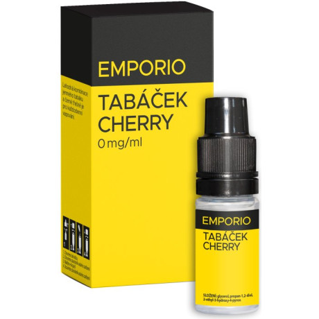 Liquid EMPORIO Tabáček - Cherry 10ml - 0mg