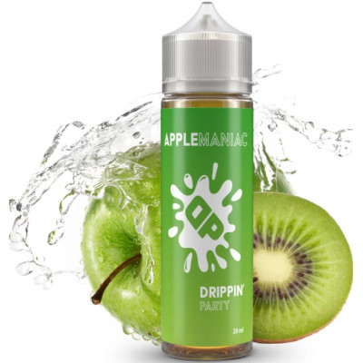 Příchuť Drippin Party S&V 10ml Apple Maniac (Chladivé jablko a kyselé kiwi)